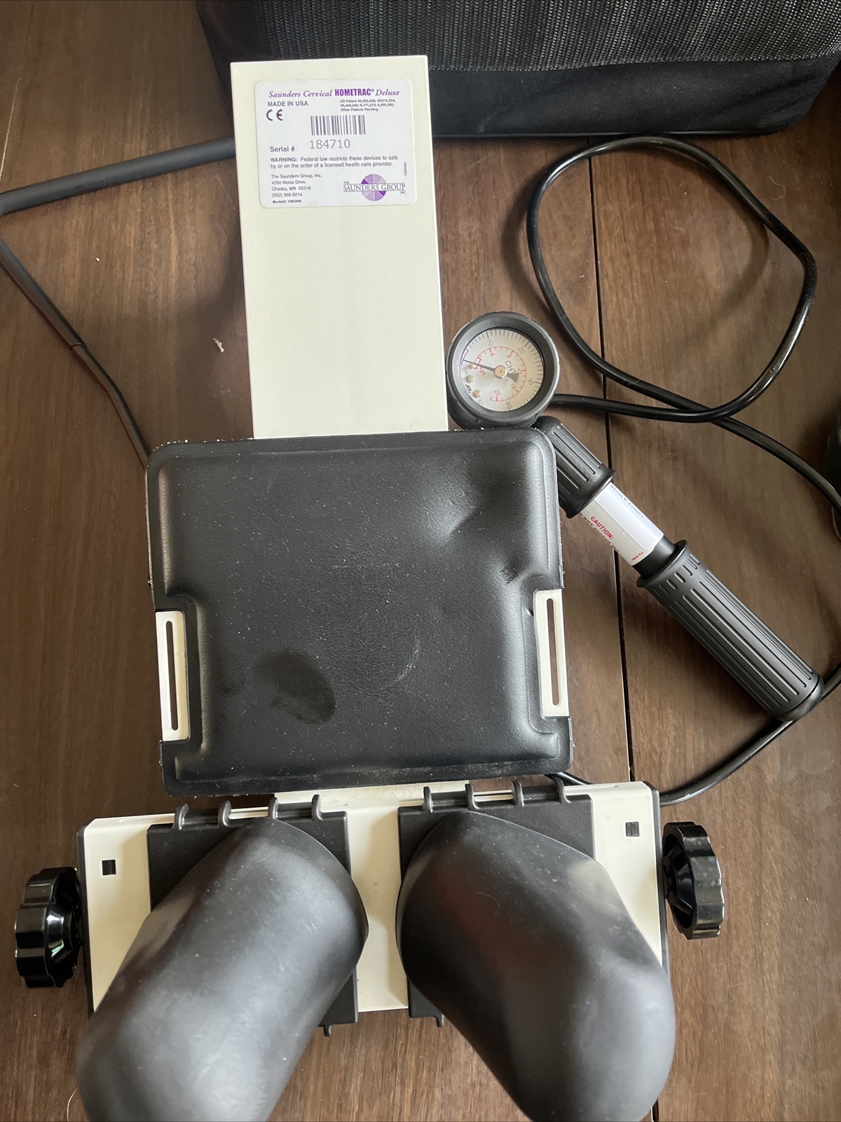 Saunder Cervical HomeTrac Deluxe Neck Traction Device w/Carrying Case