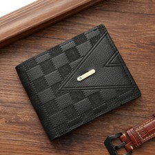 New Men's Wallet Short Business Youth Horizontal Light Luxury Multiple Card Slot