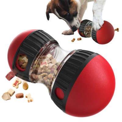 Dog Toys Increase Intelligence Elliptical Track Rolling Ball Leaky Food Develop
