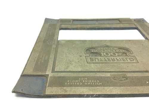 Butterfield USA 100% Inspected Tools Dies Advertising Print Block Mold Stamp - Picture 2 of 11