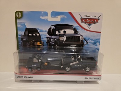 Disney Pixar Cars Copper Canyon Speedway 2 Pack Laura Spinwell & Ray Reverham