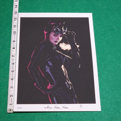 Adam Hughes Catwoman Here Kitty Signed Limited Edition Print #36/50 DC Comics