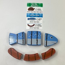 Melissa  Doug BBQ Rotisserie Grill Replacement Wooden Fish  Sausage Play Food