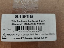 Disc Brake Caliper Set Power Stop S1916 Red i...