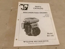 WISCONSIN ROBIN ENGINES PARTS CATALOG MODEL W1-145