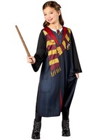 Hermione Deluxe Robe Set Harry Potter MäDchen Lizenziertes KostüM + Zauberstab