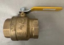 Boshart 0827-20NL No Lead Brass Ball Valve Full Port 600psi CWP 2" FPT