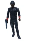 Star Wars Vintage Black Bespin Security Guard Action Figure & Original Blaster