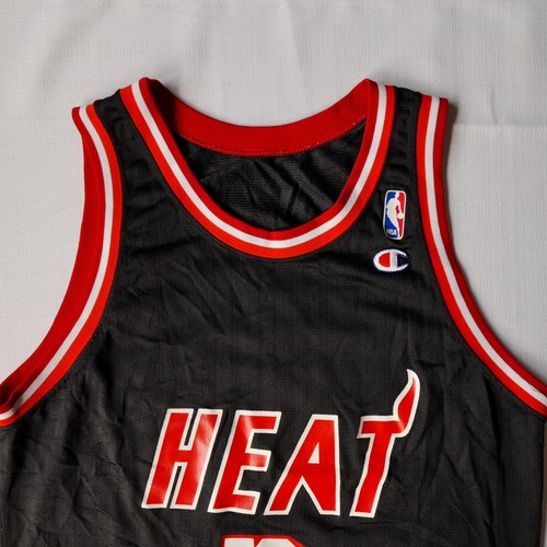 Vintage Miami Heat Jersey Mens 40 Medium NBA Basketball Champion Steve Smith 90s - Picture 3 of 14