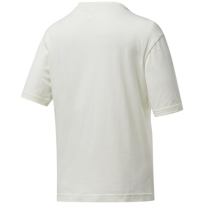 Reebok CL F Linear T-Shirt Damen Shirt chalk 37185