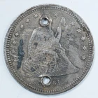 1861-P Seated Liberty Quarter — photo from another recent sale