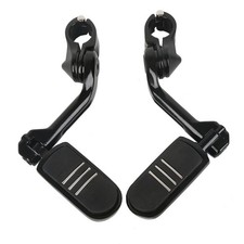 Streamliner Pegs 1-1/4"Long Angled Highway Engine Guard Foot Pegs Fit for Harley