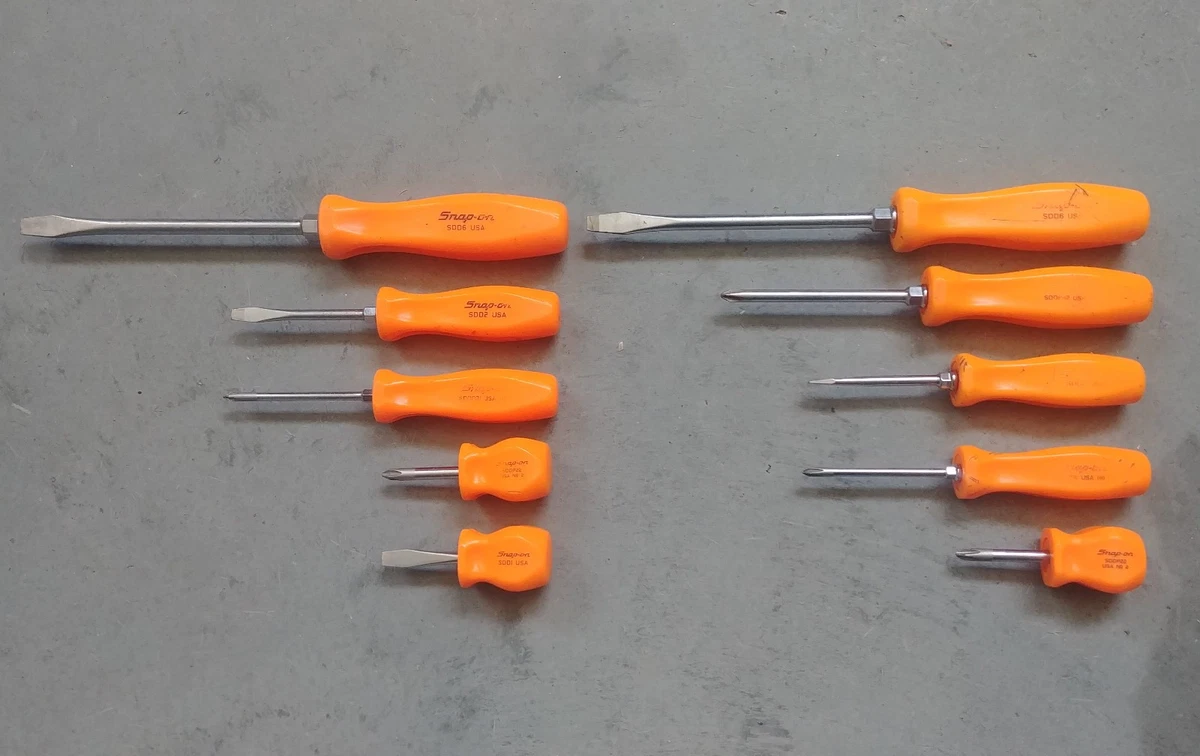 Snap-on Flat/Slotted Standard Screwdriver Automotive Screwdrivers 