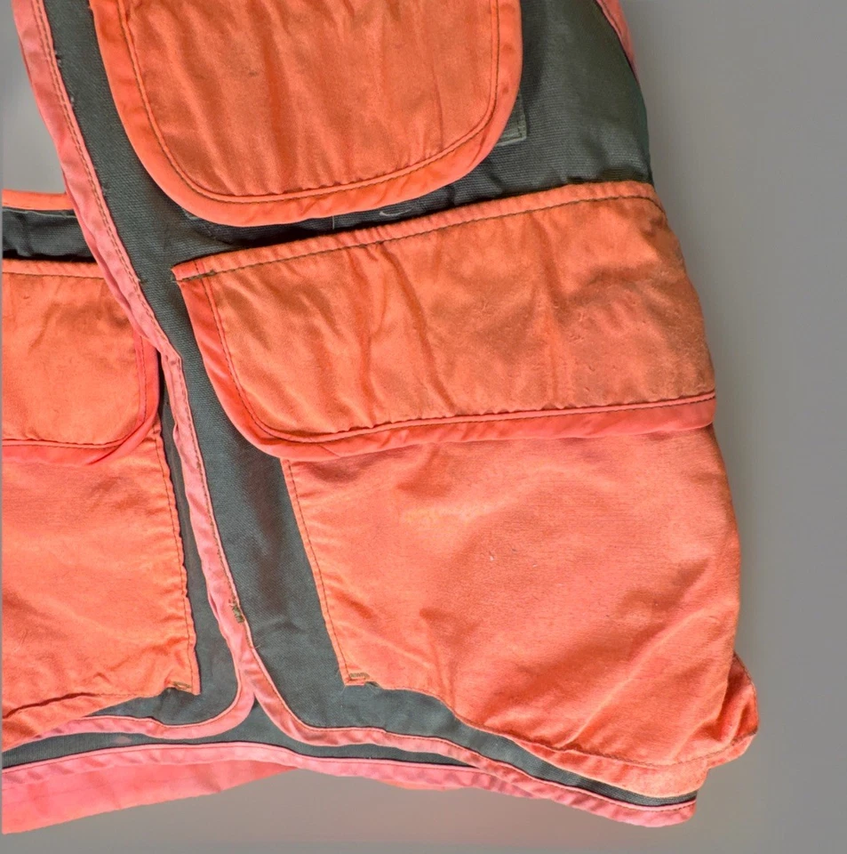 Chaleco de Caza SafTbak De Colección Grande o X Grande Naranja Marrón Para Hombre Repelente al Agua Foto 4 de 4