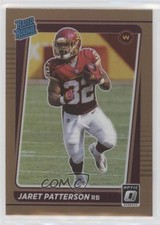 2021 Panini Donruss Optic Rated Rookie Bronze Prizm Jaret Patterson #297 0t2