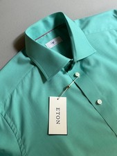 NWT Eton Spread Collar Cotton Dress Shirt Size 41 / 16 bs77