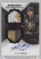 2017-18 Upper Deck The Cup Emblem of Endorsement 5/15 Alex Tuch Patch Auto a2v