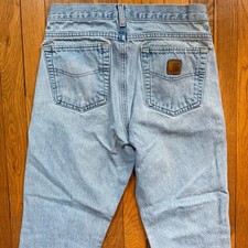 Vintage Carhartt Traditional Fit 5-pocket Denim Blue Jeans