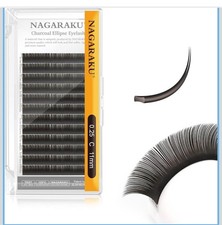 NIP Flat Ellipse Eyelash Extensions 0.05 C 11mm Individual Lashes