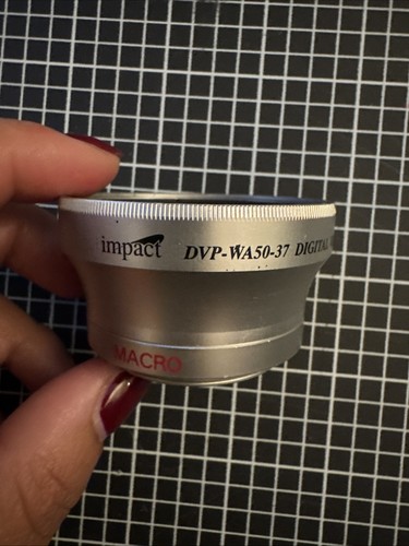 Impact DVP WA50-37 Digital Video 0.5X Lens With Macro Made in Japan