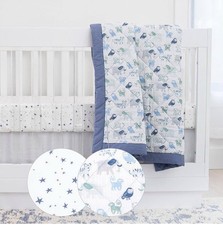 aden  anais Essentials 3-Piece Crib Bedding Set, Time to Dream