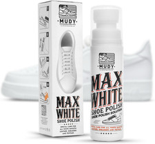 MUDY Max White Shoe Polish for Leather Sneaker and Textiles