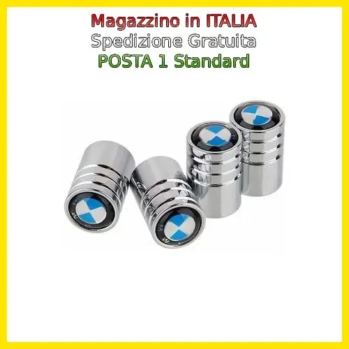 BMW 36121120779 - Set Di 4 Tappi Per Valvole In Metallo Per - Foto 8