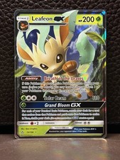 Pokemon Leafeon GX 13/156 Ultra Rare Sun & Moon Ultra Prism Holo NM on eBay