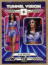 A’Ja Wilson 2025 Panini Donruss WNBA Tunnel Vision #13 Las Vegas Aces