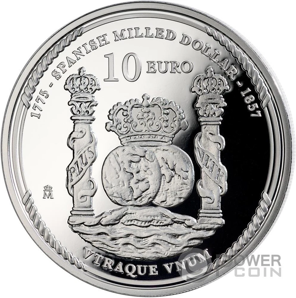 FIRST AMERICAN DOLLAR Revolutionary War Silver Coin 10€ Euro Spain 2025 - Image 2 of 2