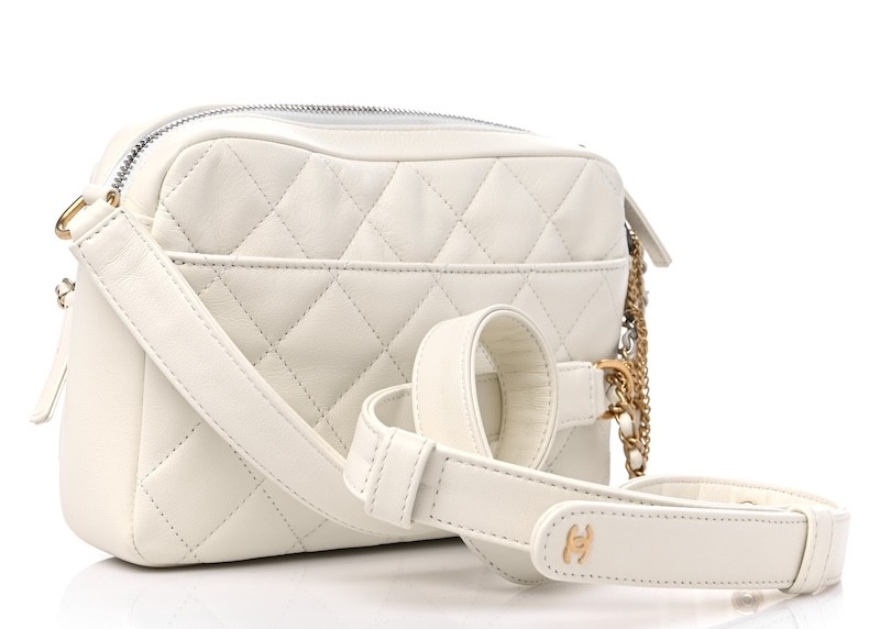CHANEL ケース PXJEGUK1 ホワイト CHANEL ケース PXJEGUK1 ホワイト Chanel Small Camera Bag Case