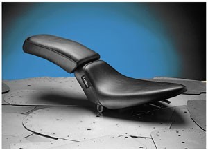 Le Pera LGN-007 Bare Bones Solo Seat Biker Gel - Vinyl