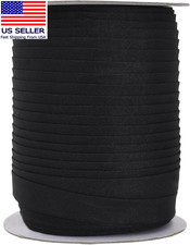 Double Fold Bias Tape for Sewing - 55 Yds Black Bias Tape Double Fold 1/2 Inch H