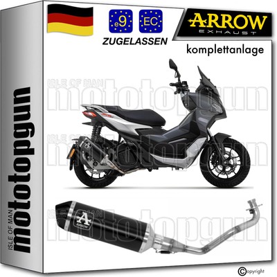 komplettanlage open schwarz urban arrow fur aprilia sr 200 gt 2024 24