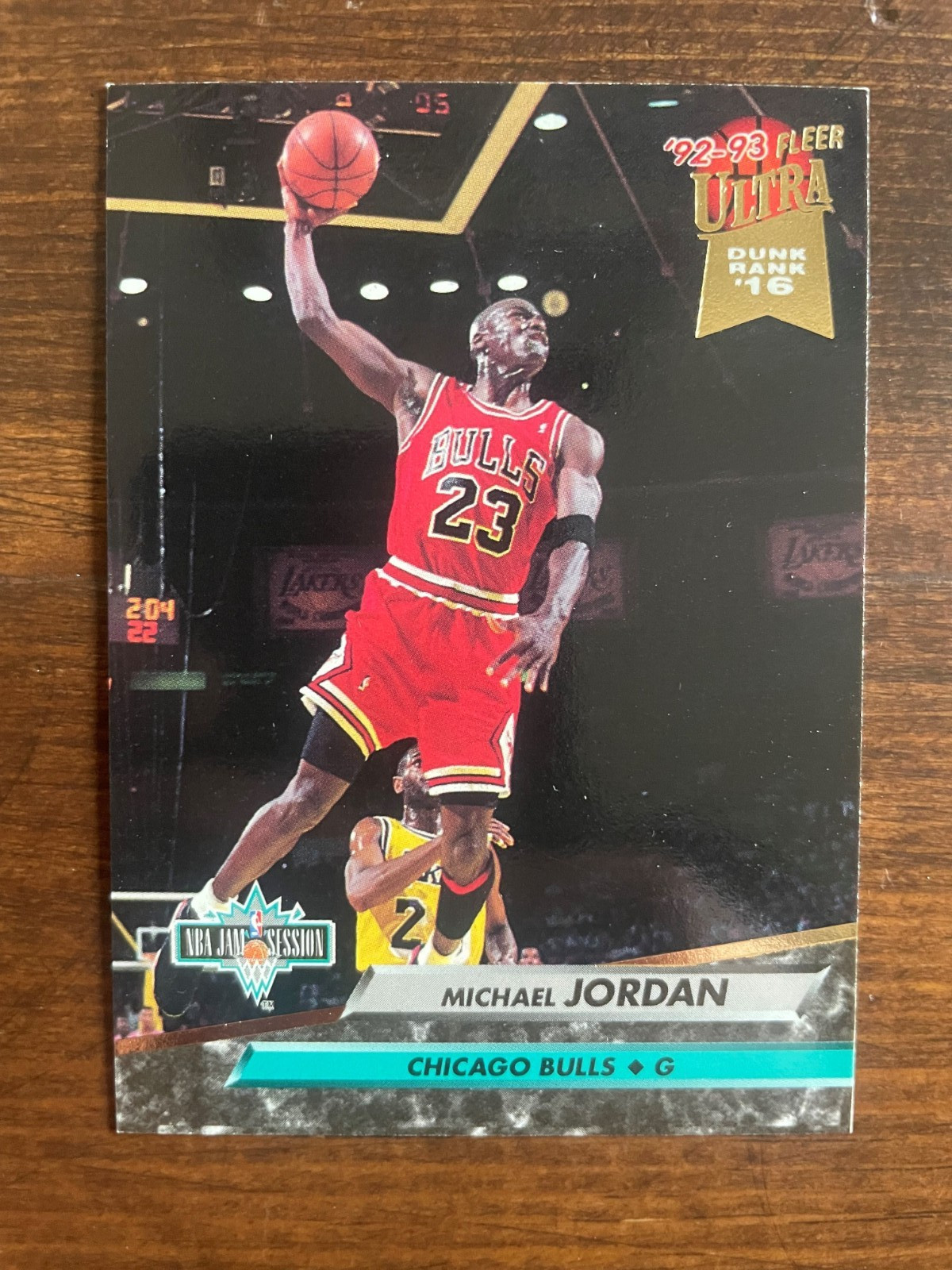 1992-93 Ultra #216 Michael Jordan Jam Session Bulls Card