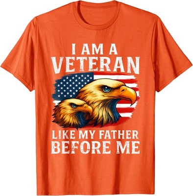 I Am A Veteran Like My Father Before Me Design Like Unisex T-Shirt