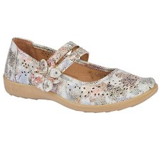 Boulevard Womens/Ladies Flower Bar Shoe  DF1968