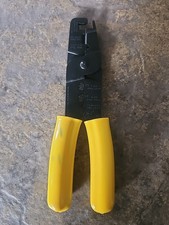 3M TH-550 Insulated Hand Crimper, 26 to 10 AWG Capacity, Yellow, Made In USA