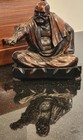 Anth Chinese Bodhidharma CARVED STONE SCULPTURE of Daruma - Zen Buddhism Founder — photo 2