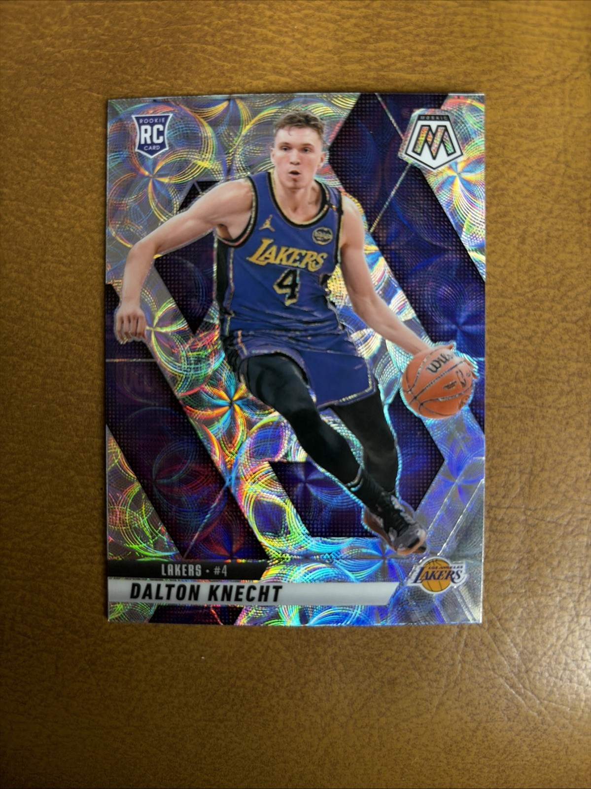 2024-25 Panini Mosaic - Dalton Knecht #238 Silver Scope Prizm Lakers New NM RC