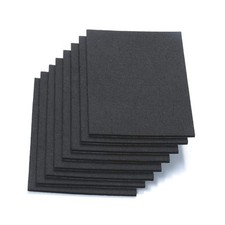 8 Sheets 6" X 8" X 1/5" Thick Heavy Duty Felt Sheets Self-Adhesive Black