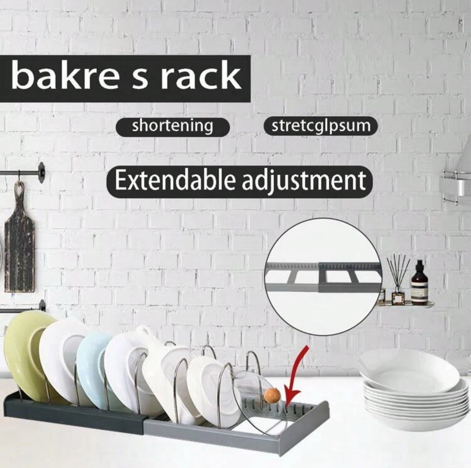 Горшок и кастрюля хранения, регулируемый противень для выпечки крышка стойка, расширяемый хранения - Изображение 4 из 4