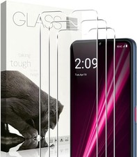 3PCS Tempered Glass Screen Protector for T-Mobile Revvl 6x/6 5G with 9H Anti Scr