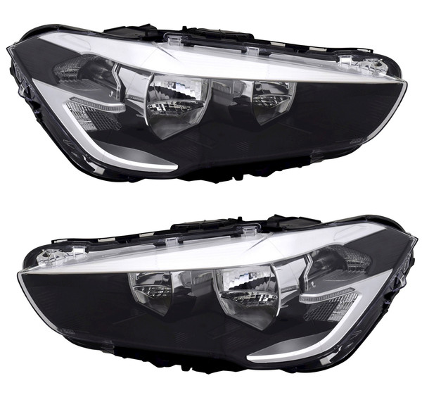 Scheinwerfer Set FüR BMW X1 F48 Ab 2014- H7 Halogen LWR Stellmotor Motor-image