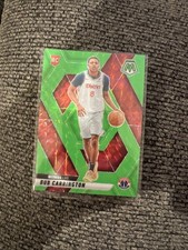 2024-2025 Panini Mosaic Bub Carrington /10 Green Fluorescent