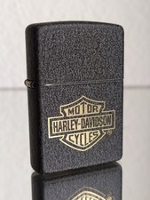 HARLEY-DAVIDSON Zippo Feuerzeug Limited Edition 1 von 1000 Black Crackle Neu