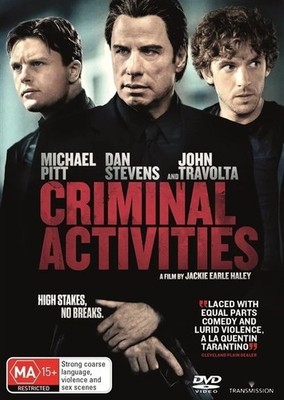 CRIMINAL ACTIVITIES - DVD NEW & SEALED [ JOHN TRAVOLTA] REGION-4 [PAL] FREE POST