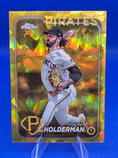 2024 Topps Chrome Sapphire Update Colin Holderman 21/50 Gold Refractor #USCS172