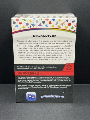 Pokémon TCG Scarlatto e Viola 151 Booster Bundle SIGILLATO IN FABBRICA - Foto 3 di 6