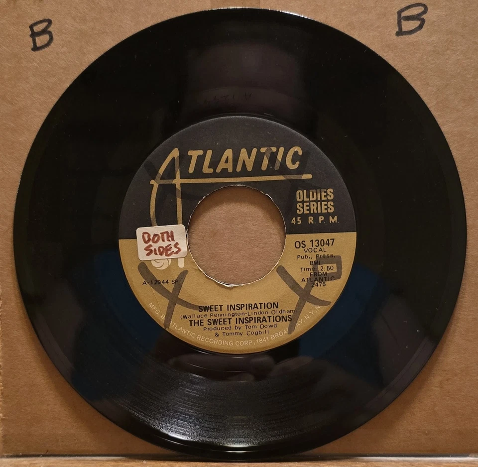 Dusty Springfield: A Brand New Me / Sweet Inspiration Atlantic OS-13047 - VG - Image 2 of 2
